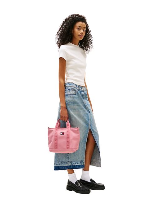 Borsa tote Essential con logo ripetuto Tommy Hilfiger | AW0AW17566TI0